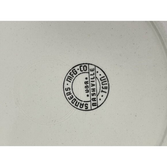 Pennsylvania The Keystone State Ceramic Plate Rare Decorative Sanders MFG VTG - Picture 6 of 6